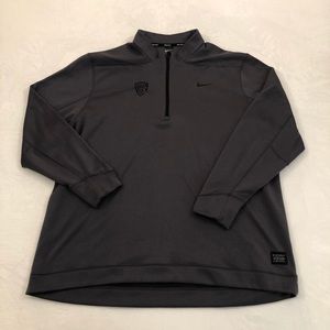 Nike Golf Pac 12 Gray Pullover 1/4 Zip Long Sleeve Sweater Shirt Mens Size 3XL.